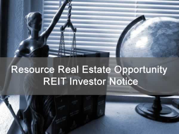 Resource Real Estate Opportunity REIT