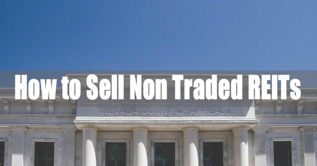 sell non traded reits