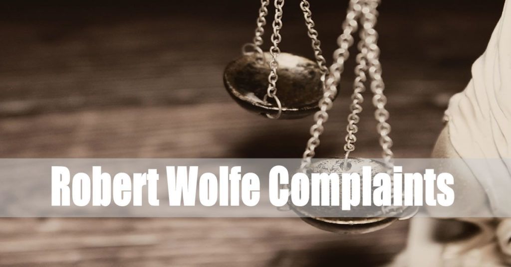 robert wolfe complaints Goldman Sachs Cetera