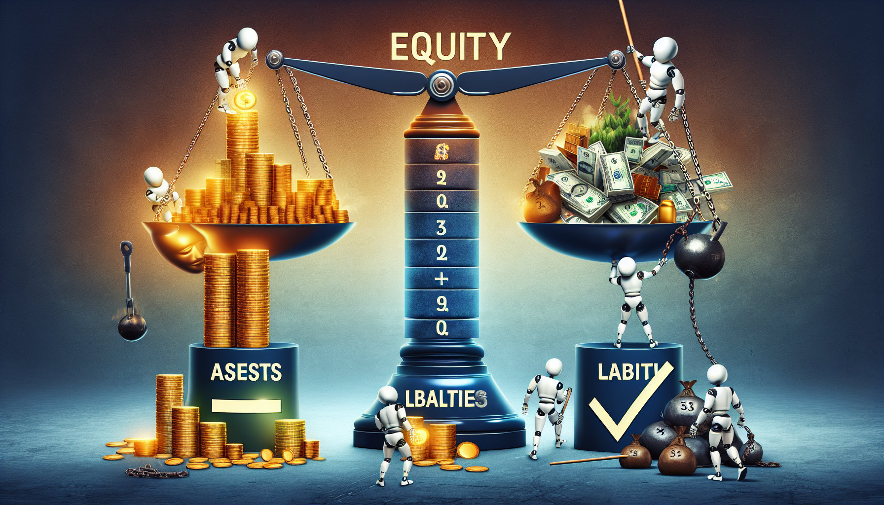 Illustration of equity calculation process