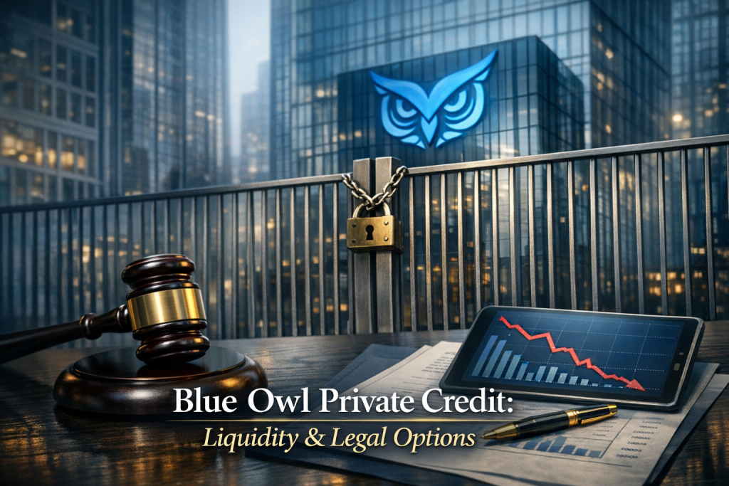 Blue Owl Private Credit Investors Facing Redemption Limits